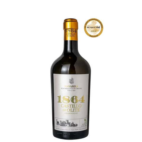 1864 Castillo de Olite Blanco Chardonnay White Wine 750ml 12% (D.O. Navarra, Spain)