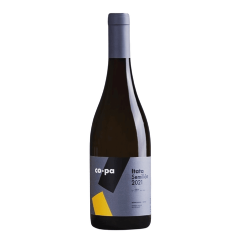 Copa Itata Semillón White Wine 750ml bottle, 2021 vintage from Chile's Itata Valley, showing label design.