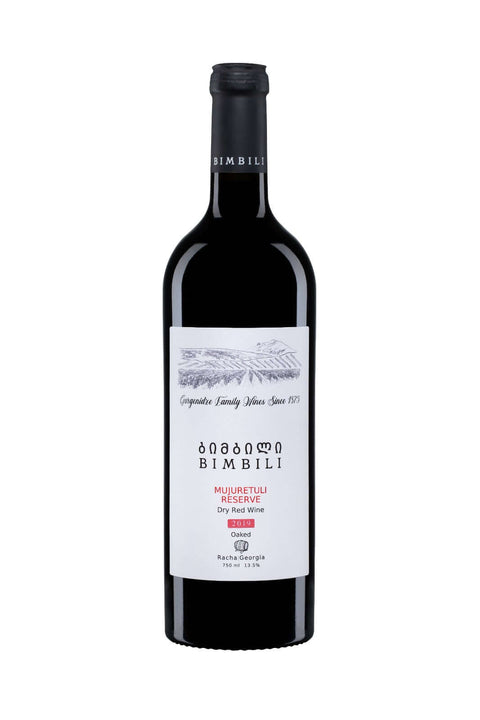 Bimbili Mujuretuli Reserve Red Wine 750ml 13.5% (2019, Racha, Georgia)