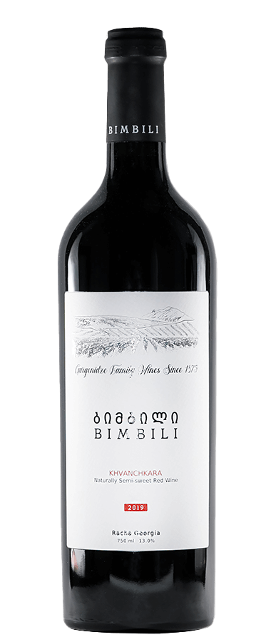 Bimbili Khvanchkara Red Semi-Sweet Wine 750ml 13% (2019, Racha, Georgia)