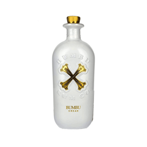 Bumbu Cream Rum Liqueur bottle, 70cl, 15% alcohol, featuring Caribbean spices and dairy cream, crafted in Barbados.