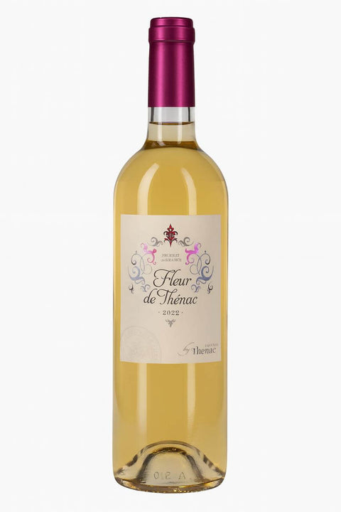 Fleur de Thenac Rose Wine 750ml bottle, 2022, Bergerac, France. Features Merlot, Cabernet aromas of blackcurrant and raspberry.