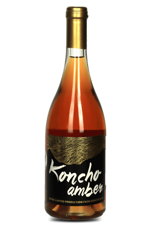 Koncho and Co Amber Qvevri Wine 2021 Bottle from Kakheti, Georgia, showcasing traditional winemaking with a rich amber hue.