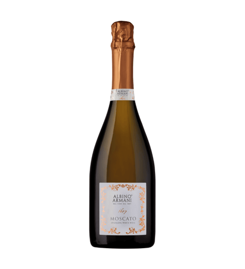 Albino Armani Moscato Sparkling Wine 75cl 7% ABV - Italian semi-sweet wine from Moscato Bianco grapes.