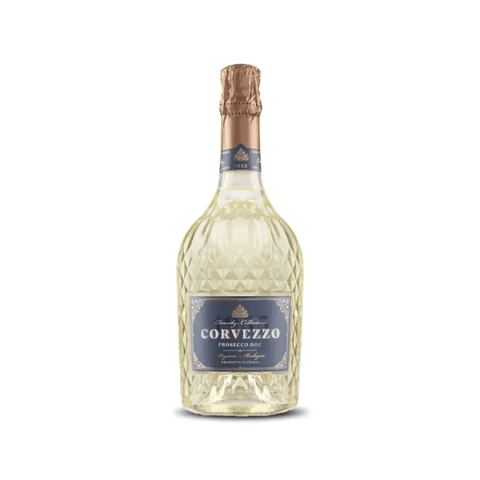 Prosecco DOC Treviso Extra Dry Organic Sparkling Wine 75cl bottle, elegant packaging from Italy, 11% ABV.