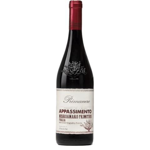 Primanero Appassimento Negroamaro Primitivo Red Wine 750ml 13.5% (2022, Italy)
