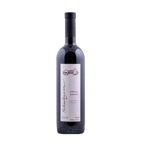 Schuchmann Kindzmarauli Red Wine 750ml bottle, semi-sweet Georgian wine made from Saperavi grapes, 12.5% alcohol content