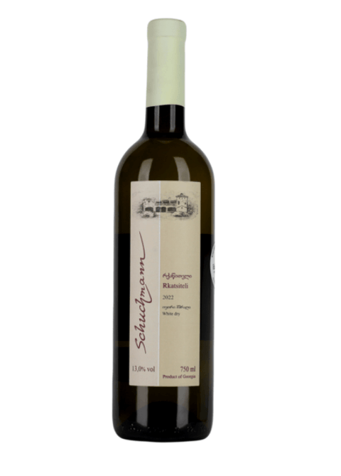Schuchmann Rkatsiteli 2022 Dry White Wine, 750ml bottle with elegant label, 13% alcohol, Georgia