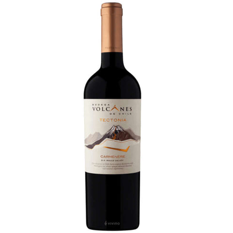 Volcanes Tectonia Carmenere Red Wine 750ml 14.5% (2021, Maule Valley, Chile)