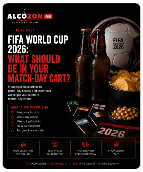 FIFA World Cup 2026 match-day essentials including drinks, snacks, and accessories