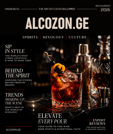 Alcozon Blog cover image featuring a crafted cocktail with spirits, mixology, and culture theme.