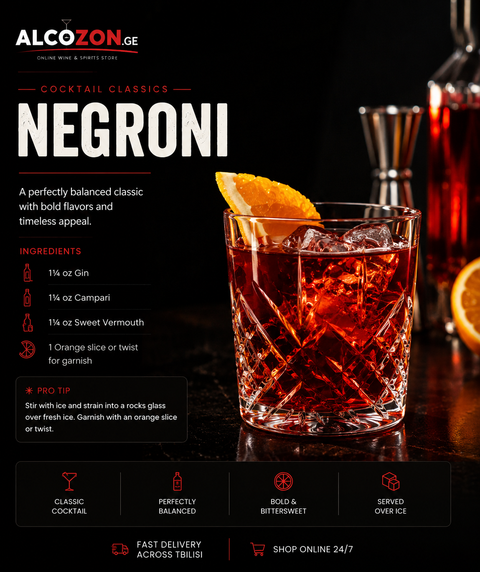 Cocktail Recipes | Perfect Negroni 🥃