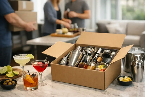 Cocktail Sets Delivery for Fast Home Hosting