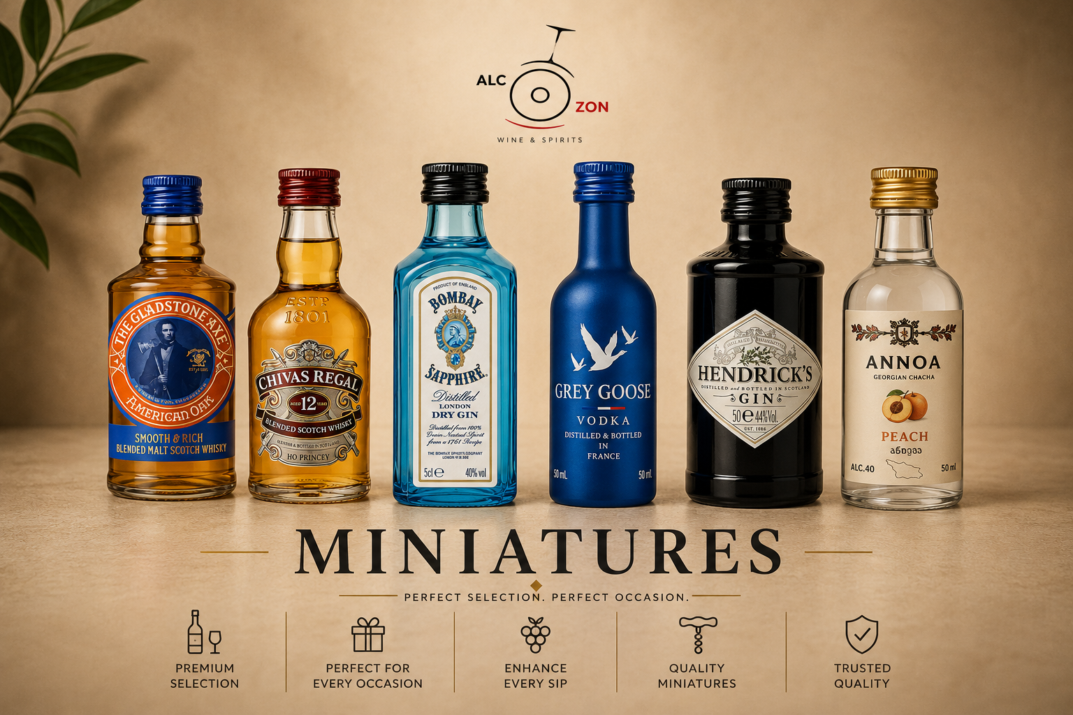 Mini Alcohol Bottles Georgia | Buy Mini Spirits – Alcozon