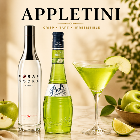 Appletini Cocktail 🍏 From Alcozon