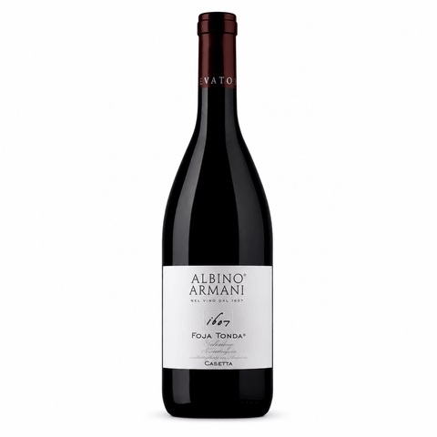 Albino Armani Foja Tonda Red Wine 750ml bottle from Veneto, Italy, 2022 vintage.