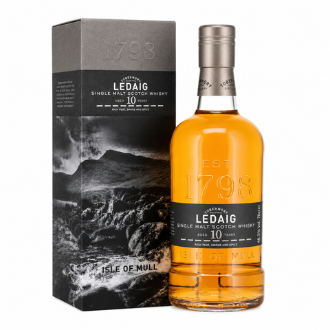 Ledaig 10 Y Single Malt Scotch Whisky 700ml 46.3% (Isle of Mull)