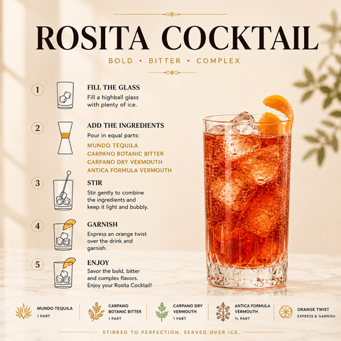 Rosita Cocktail 🍊From Alcozon