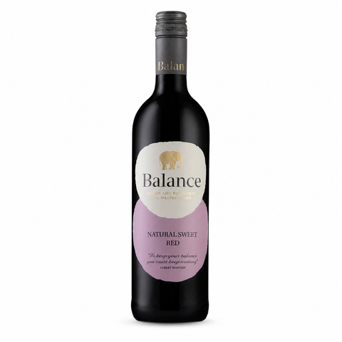 Balance Natural Sweet Red Wine 750ml 10% (South Africa)