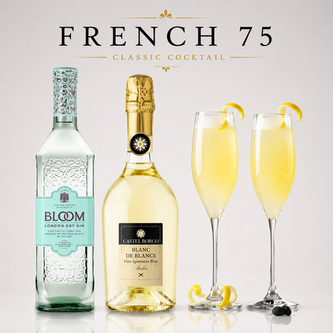 French 75 Cocktail — From Alcozon Premium Mixology Collection
