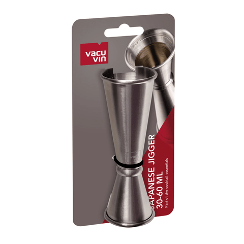 Vacu Vin Japanese Style Jigger 30/60 ml professional cocktail measuring tool in packaging