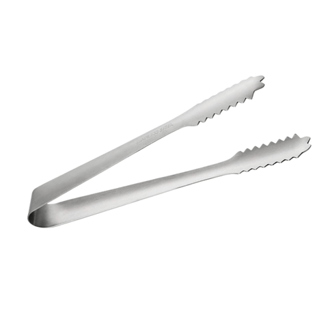 Stainless Steel Ice Tong for precise and stylish ice cube handling, ideal for bars and home entertainment, made from durable food-grade steel.