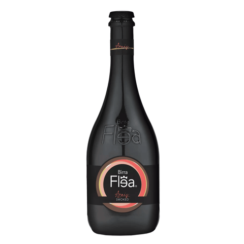 Flea Anais Smoked Beer 33cl bottle, Italian craft amber ale by Birra Flea, Umbria with 6.4% alcohol content