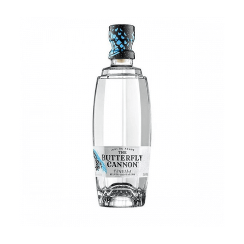 Butterfly Cannon Cristalino Tequila 50cl bottle, 100% Agave, clear tequila, Mexico origin, innovative design