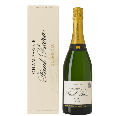 Paul Bara Bouzy Champagne Grand Cru Reserve Brut 0.75L bottle with box