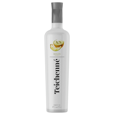Bottle of Teichenne Melon Liqueur 700ml, 17% ABV, crafted in Spain with natural melon extract.