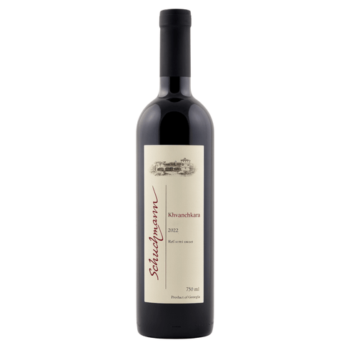 Schuchmann Khvanchkara Red Wine bottle 750ml 13% from Georgia with label