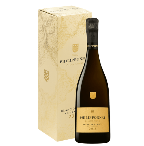 Philipponnat Blanc de Blancs Ex Brut 2018 Champagne bottle and box