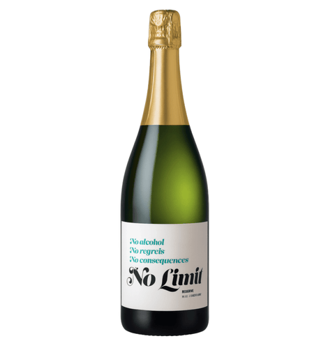 No Limit Reserve Non-Alcoholic Sparkling Wine 750ml bottle, South Africa
