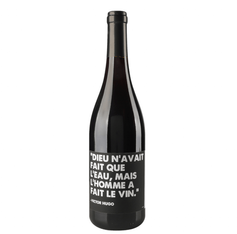 Les Mots Victor Hugo Quote Grenache 750ml bottle with iconic French wine quote by Victor Hugo, 2022 vintage.
