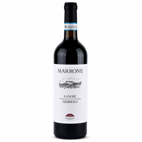 Marrone Langhe ნებიოლო DOC წითელი ღვინო 750ml 14% (2020,Langhe, Italy)