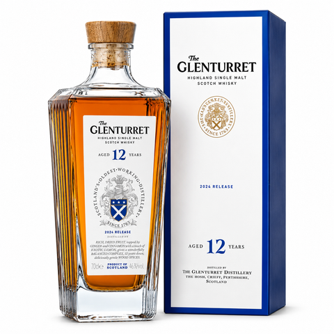 The Glenturret 12 Year Old Single Malt ვისკი 700 მლ 46% (შოტლანდია)
