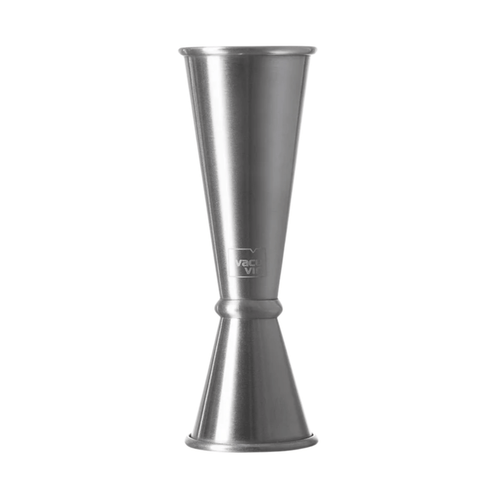 Vacu Vin Japanese Style Jigger 30/60 ml stainless steel cocktail measure for precise bartending.