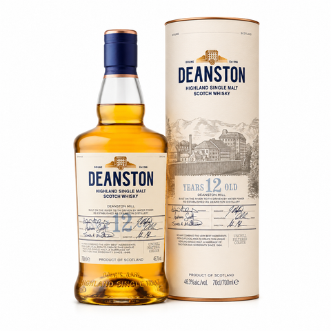 Deanston 12 Year Old Single Malt Scotch Whisky 700ml 46.3% (Highlands)