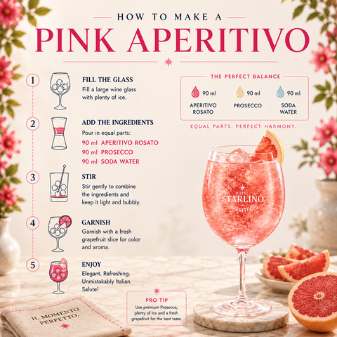 Starlino Rosé Spritz  🍓 From ALCOZON