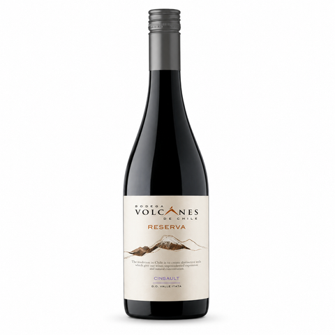 Bodega Volcanes Reserva Cinsault წითელი ღვინო 750 მლ 13% (2021, ჩილე)