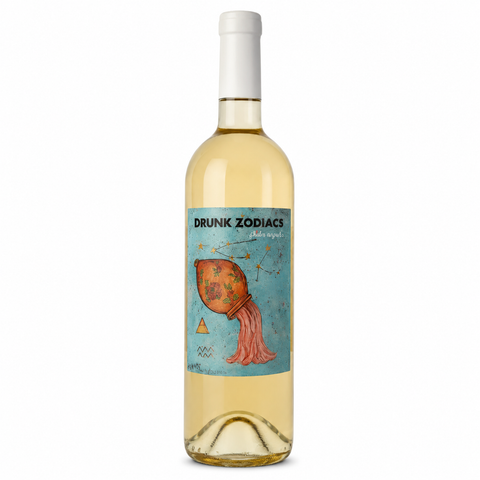 Drunk Zodiacs მერწყული ქისი ქვევრის მშრალი თეთრი ღვინო 750 მლ 12.5%