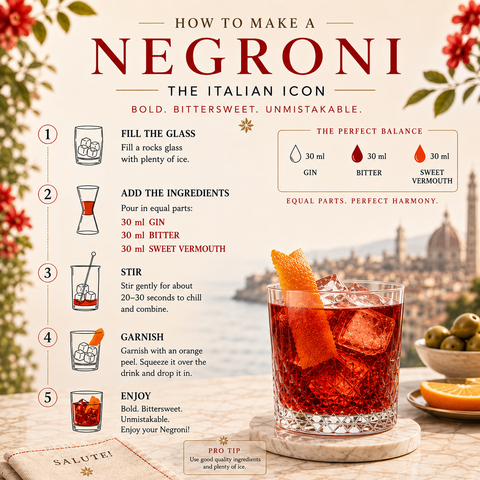Black Negroni Cocktail 🖤  From Alcozon