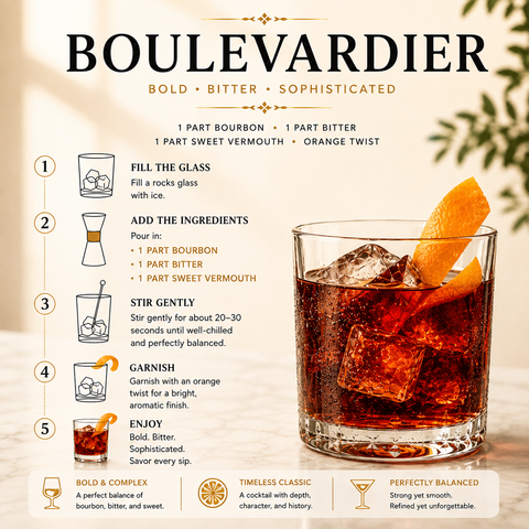 Boulevardier Cocktail 🥃 from alcozon