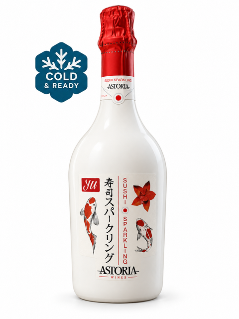Astoria Yu Sushi Sparkling Brut 750ml front on white