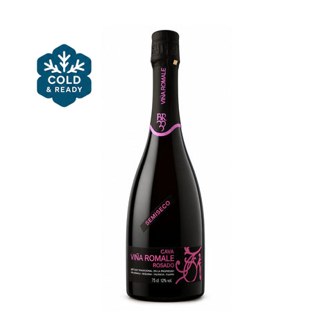 Vina Romale Cava Rosado Semiseco 750 ml 12% — Cold & Ready