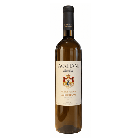 Avaliani Brothers Kakhuri Mtsvane 750ml 2022 vintage Georgian white wine bottle