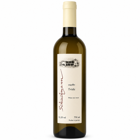 Schuchmann Tvishi White Semi-Sweet Wine 750 ml 11.5% (Georgia)