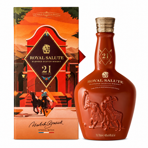 Royal Salute 21Y შოტლანდიური ვისკი Polo Estancia 0,7ლ 40% (შოტლანდია)