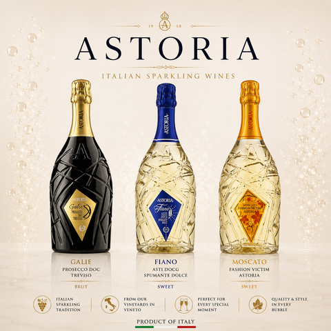 Astoria პრემიუმ იტალიური ცქრიალა კოლექცია X3 🥂🇮🇹