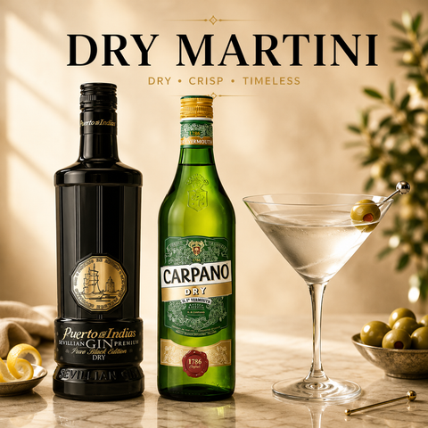 Dry Martini Cocktail from Alcozon